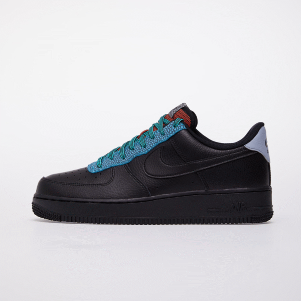 Nike Air Force 1 First Copy Shoes Black Orange Obsidian Replica