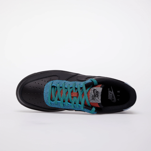 Nike Air Force 1 First Copy Shoes Black Orange Obsidian Replica
