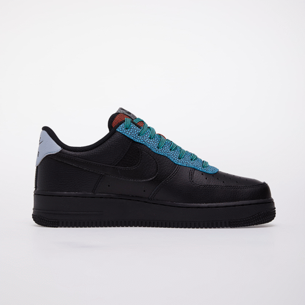 Nike Air Force 1 First Copy Shoes Black Orange Obsidian Replica