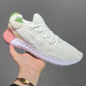 Nike Free Run 5.0 First Copy Road Running Shoes White Pink (3)