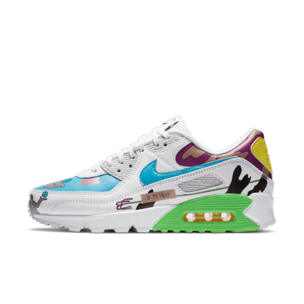 Air Max 90 Flyleather Replica – Ruohan Wang Multicolor | Nike First Copy Shoes