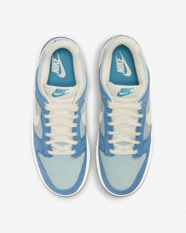 Nike Dunk Low Denim First Copy Sneakers Vintage Blue Streetwear Style