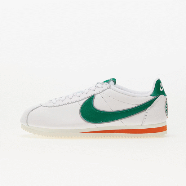 Nike Air Classic Cortez Leather Men's First copy Shoe White/ Green