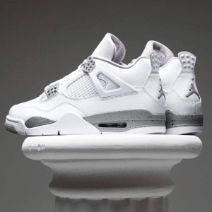 Air Jordan 4 White Oreo First Copy Shoes – Clean Monochrome Replica