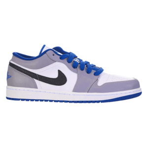 Nike Air Jordan 1 Low Smoke First Copy Sneakers - Grey Marina Blue