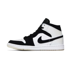 Nike Air Jordan 1 MID SE ‘Diamond First Copy Sneakers -Black & White