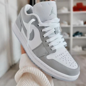 Nike Air Jordan Retro 1 First Copy Sneakers - Wolf Grey