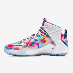 Nike LeBron 12 EXT Prism First Copy Shoes – Bold Multi‑Color (1)