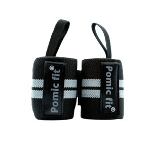Wrist Support Gym Band Strap Black & White