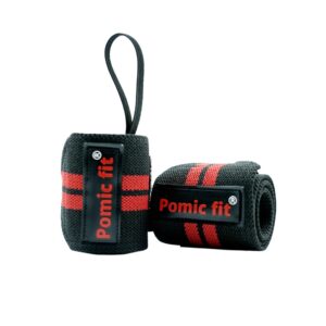 Wrist Support Gym Band Strap Black & Red