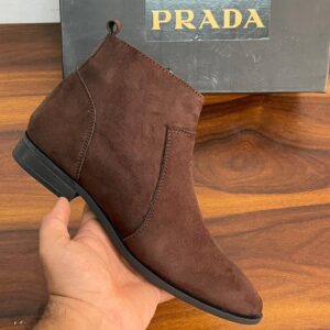 Chelsea Boots Suede Leather For Men Shoes