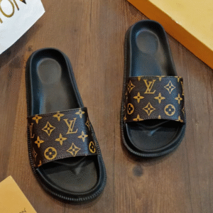 Copy of LOUIS VUITTON MEN PALM SLIPPERS Brown